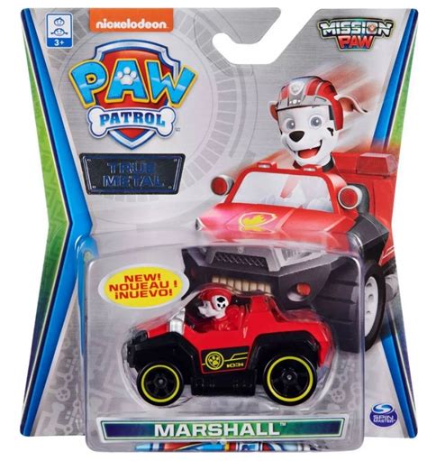 Toys Auto Paw Patrol Mission Paw Marshall True Metal Vehicle Nové