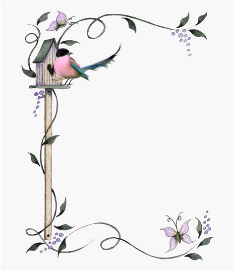 Birdhouse Border Cliparts Adding A Touch Of Whimsy To Your Designs