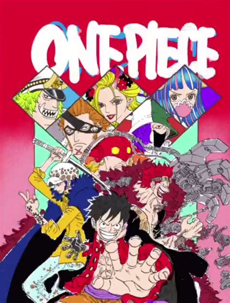 One Piece Manga Cover Lukisan