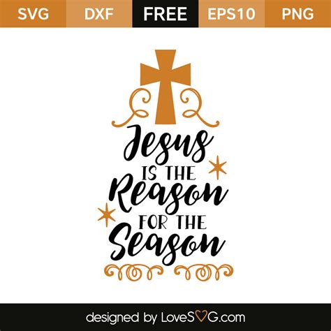 You may create products with the files and sell the products. Jesus Is The Reason For The Season - Lovesvg.com