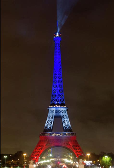 Eiffel Tower In French Colours Photograph By Parisdise Photography Pixels
