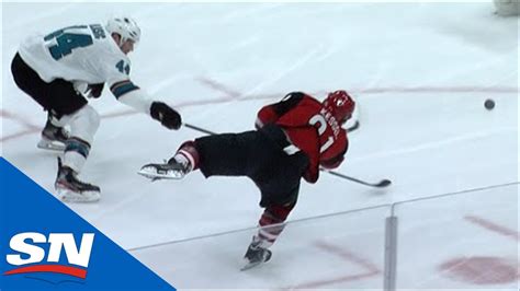 Phil Kessel Rips A Shot Bar Down Against The Sharks Youtube