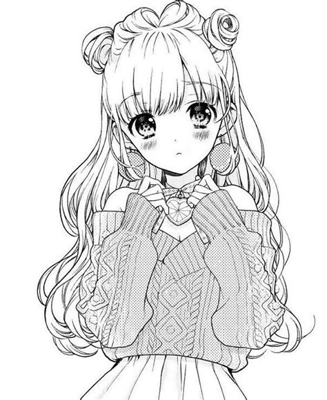 Chibi Coloring Pages Manga Coloring Book Cute Coloring Pages