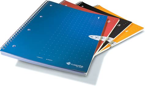 Livescribe Single Subject Lined Notebooks 1 4 A4 83 X