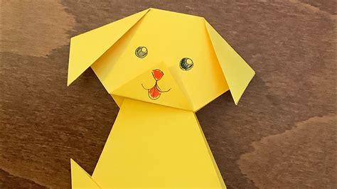 How To Makwe Dog With Paper Origami