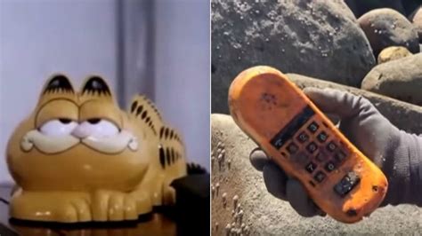 For 35 Years Garfield Phones Kept Washing Ashore In France Now The Mystery Has Been Solved