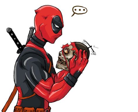 Deadpool And Headpool By Queen Zombie On Deviantart