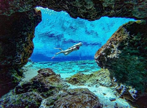 Dive Into Stunning Crystal Clear Underwater Caves At This Park Only 2