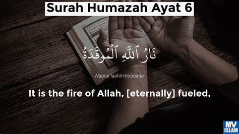 Surah Humazah Ayat 6 1046 Quran With Tafsir My Islam