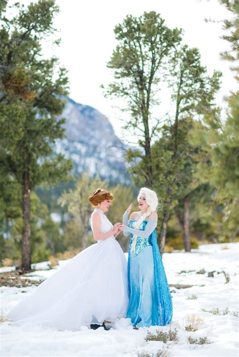 Frozen Wedding Popsugar Love And Sex Photo 23