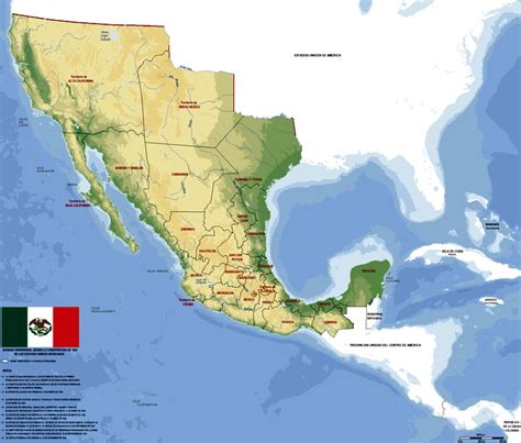 Mapa De Mexico 1824 Mexico History Mexico Amazing Maps