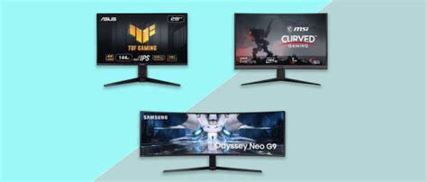 Game On Check Out The 6 Best Gaming Monitors Daily Mail
