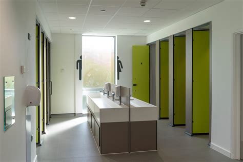 Bushboard S School Washrooms Are Greatly Received By All Pupils On Campus Toilet Design