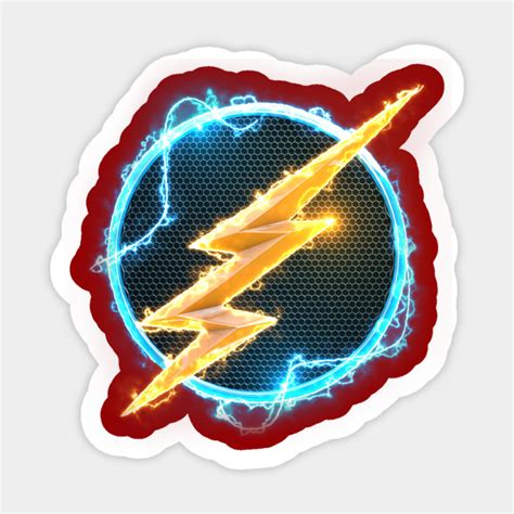 The Flash Emblem Flash Logo Sticker Teepublic