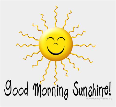 Good Morning Sunshine Cartoon Images Wishing You An Amazing Sunday