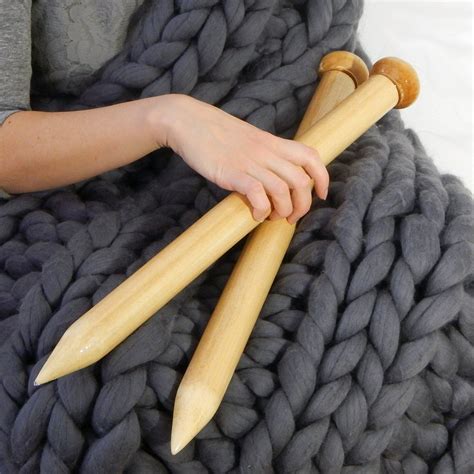 Big Knitting Needles Big Knitting Needles Size Becozi Knitting With These Takes