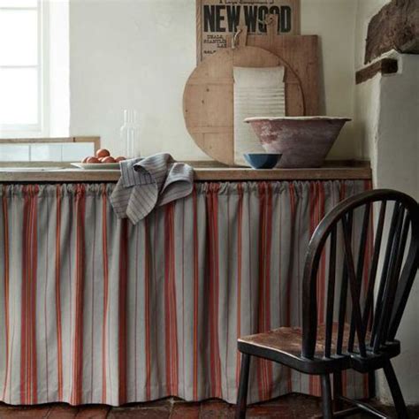 Upholstery Fabric Sackville Ian Mankin Striped Cotton Linen