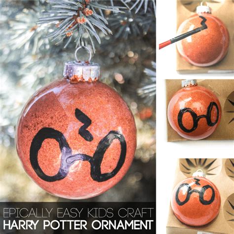 Make your own chocolate frog ornament, hogwarts letter ornament, weasley's wizard wheezes ornament, platform 9 and 3/4 ornament and azkaban ornament. Epically Easy Homemade Pokeball Christmas Ornament
