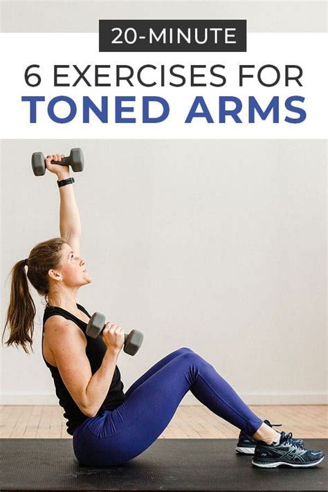 6 Best Exercises For Toned Arms At Home 20 Minute Workouts Arm