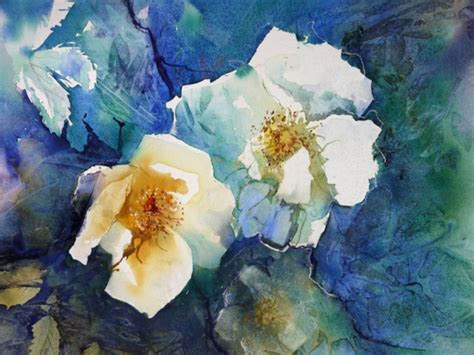 Experimental Flowers In Watercolour With Ann Blockley Swa