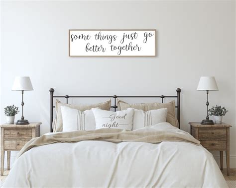 Some Things Just Go Better Together Cursive Wooden Etsy