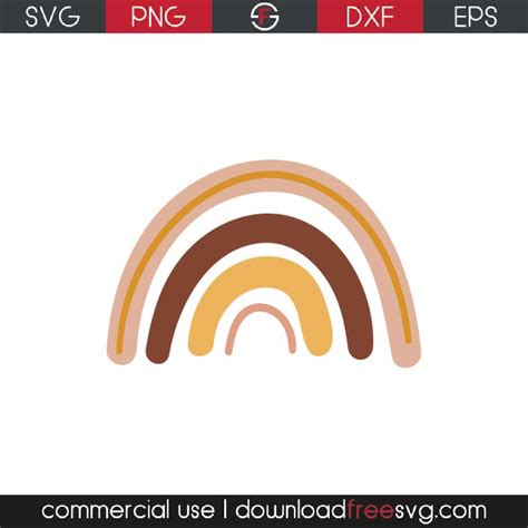Download Boho Rainbow Svg cut File 8 | Free Svg files