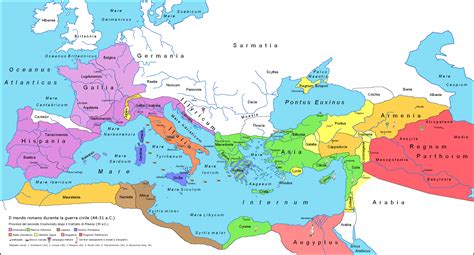 La Crisi Dellimpero Romano Mind Map