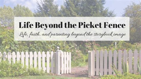 Life Beyond The Picket Fence 1 Brenda L Yoder Life Beyond The