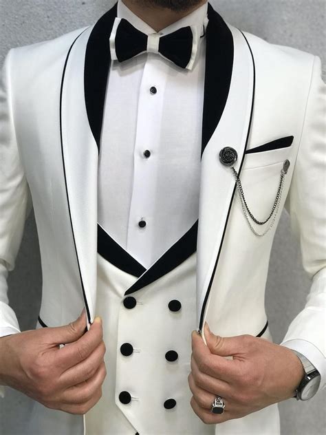 Check spelling or type a new query. Buy White Slim Fit Tuxedo by GentWith.com with Free Shipping