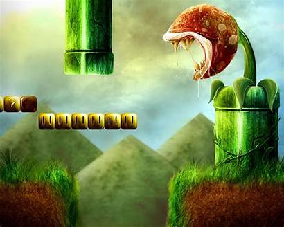 Wallpapers Animated Mario Desktop Awesome Gaming Super