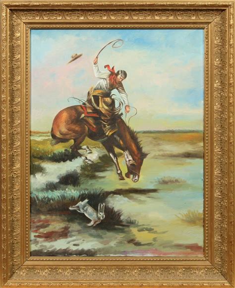 Western Folk Painting March In Montana