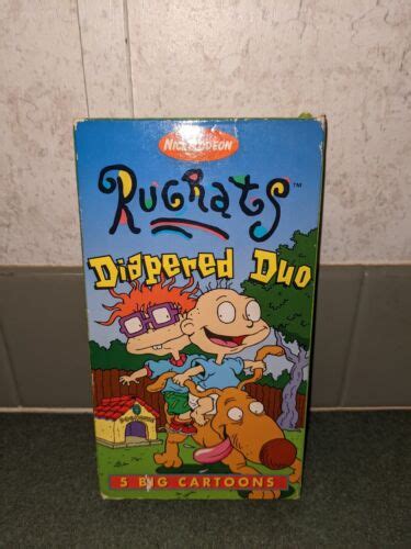 vtg vhs rugrats diapered duo vhs 1998 cartoon tommy chuckie 97368377332 ebay