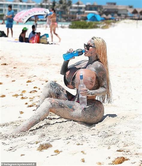 Surgery Addicted Model Mary Magdalene Busts Out At The Beach Naija