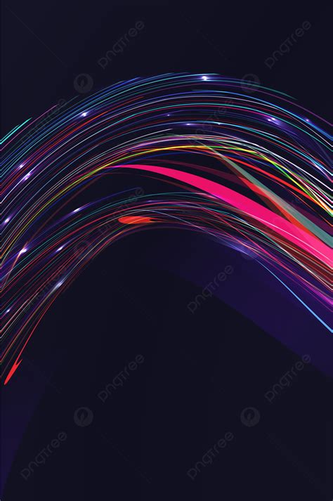 Dazzling Colorful Technology Light Effect Flat Material Background
