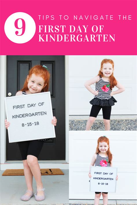 Tips To Navigate The First Day Of Kindergarten Kindergarten First Day