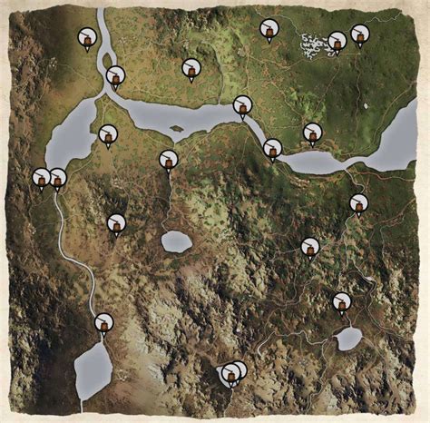 Medieval Dynasty Poi Locations Map Caves Hidden Treasures Camps