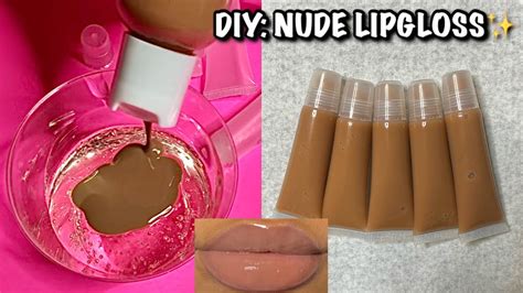 DIY Nude Lipgloss Step By Step How To Make Nude Lipgloss YouTube