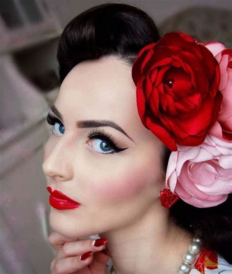 Hier gibt es tolle ideen und anleitungen für vintage frisuren für. 1001 + Ideen für atemberaubendes Hochzeits Make Up ...