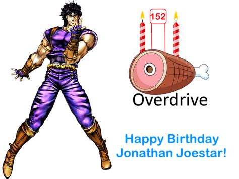 Happy Birthday Jonathan Joestar Rshitpostcrusaders