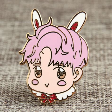 Lapel Pins Bunny Boy Custom Enamel Pins No Minimum Gs Jj