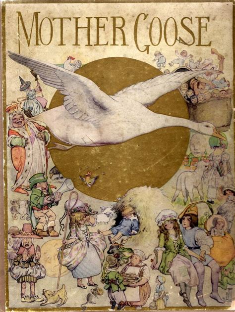 An Old Childrens Book Cover With A White Bird Flying Over It
