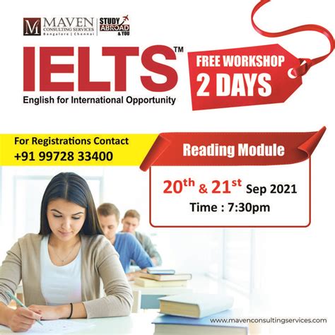 An Advertisement For The Ielts Workshop