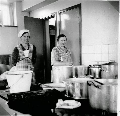 Old Photos Of Life In A Refugee Camp In Småland Sweden During World