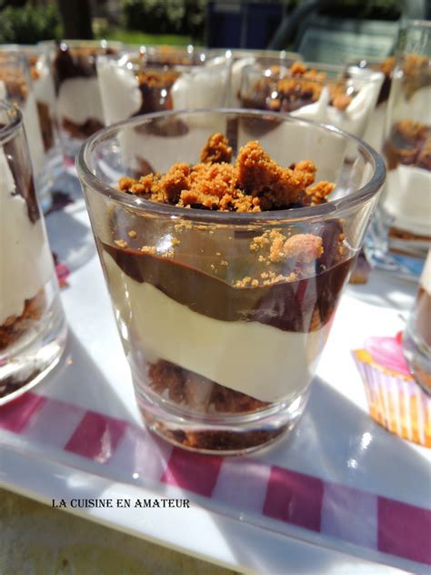 La cuisine en amateur de maryline: verrine chocolat mascarpone et spéculoos