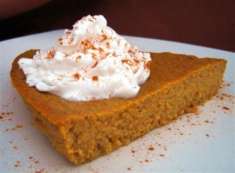 Made easier with a cake mix and baked in a pan everyone has, this dessert feeds a crowd! Sugar Free Pumpkin Custard | Recipe | Custard recipes, Pumpkin custard, Low sugar recipes