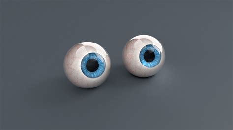3d Model Pack Human Eyes Vr Ar Low Poly Cgtrader