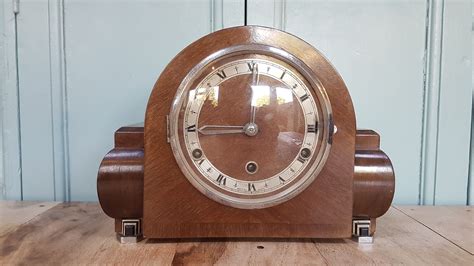 1930s Westminster Chimes Mantel Clock Art Deco Perivale Anvil Etsy Uk
