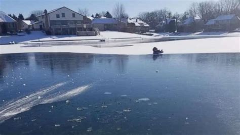2 Young Children Rescued After Sled Glides Onto Thin Ice 6abc