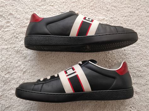 Gucci Ace Elastic Band Web Stripe Sneakers Trainers Shoes Etsy