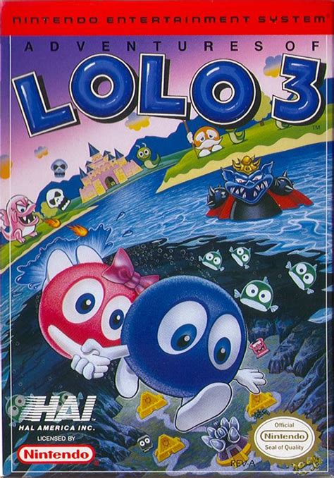 Adventures Of Lolo 3 Cover Or Packaging Material Mobygames